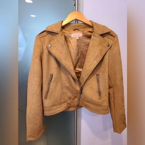 Philosophy Faux Suede Moto Petite Large